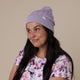 Lavender Organic Adult Knit Beanie - Thumbnail 3