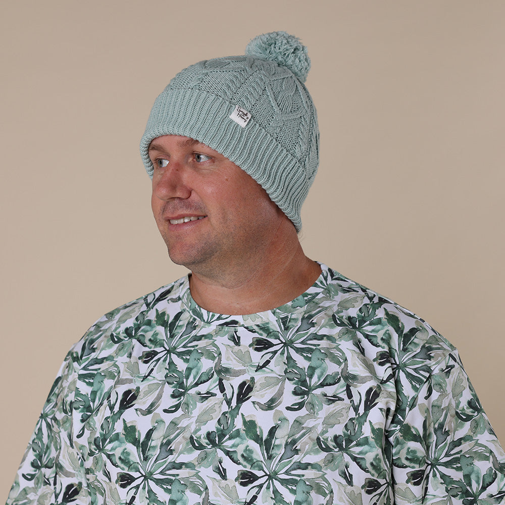 Lavender Organic Adult Knit Beanie