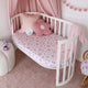 Alice’s Tea Party Organic Fitted Cot Sheet - Thumbnail 3