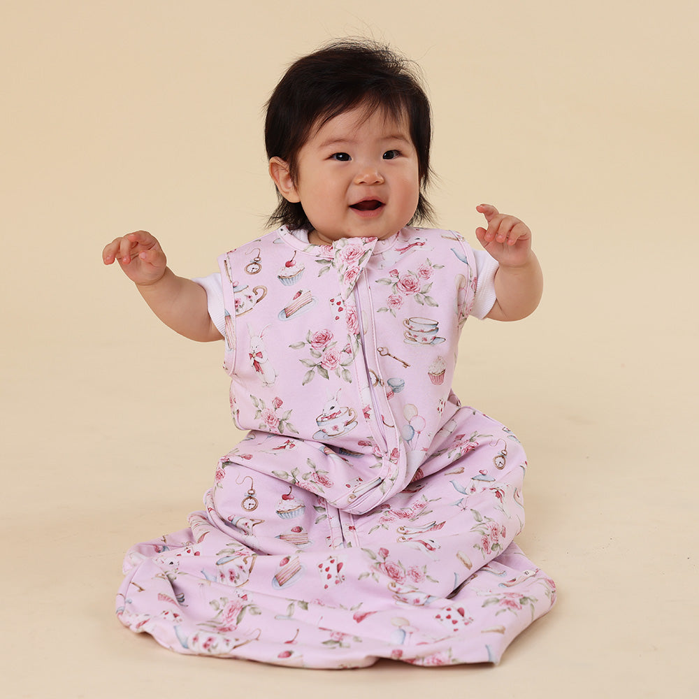 Alice's Tea Party Organic Sleeping Bag 1.0 TOG - View 8