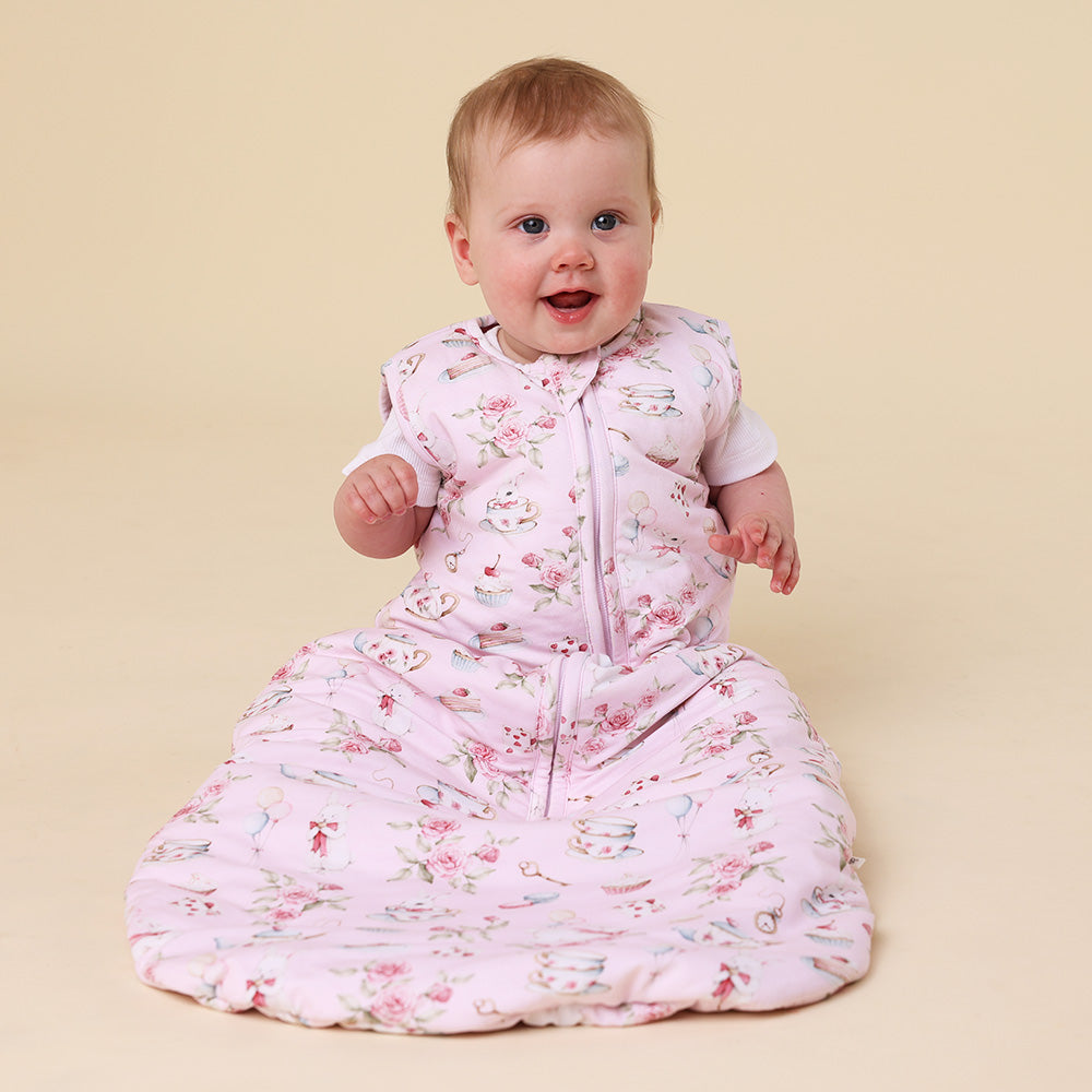 Alice's Tea Party Organic Sleeping Bag 2.5 TOG - View 1