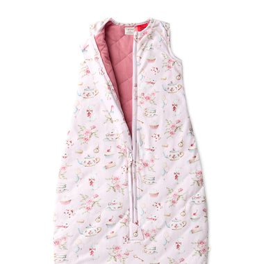 Alice's Tea Party Organic Sleeping Bag 2.5 TOG | Snuggle Hunny