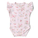 Alice’s Tea Party Short Sleeve Organic Bodysuit - Thumbnail 2