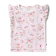 Alice’s Tea Party Organic T-Shirt with Frill - Thumbnail 2