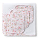 Alice's Tea Party Organic Baby Towel & Wash Cloth Set - Thumbnail 1