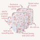 Alice’s Tea Party Organic Wash Cloths - 3 Pack - Thumbnail 2