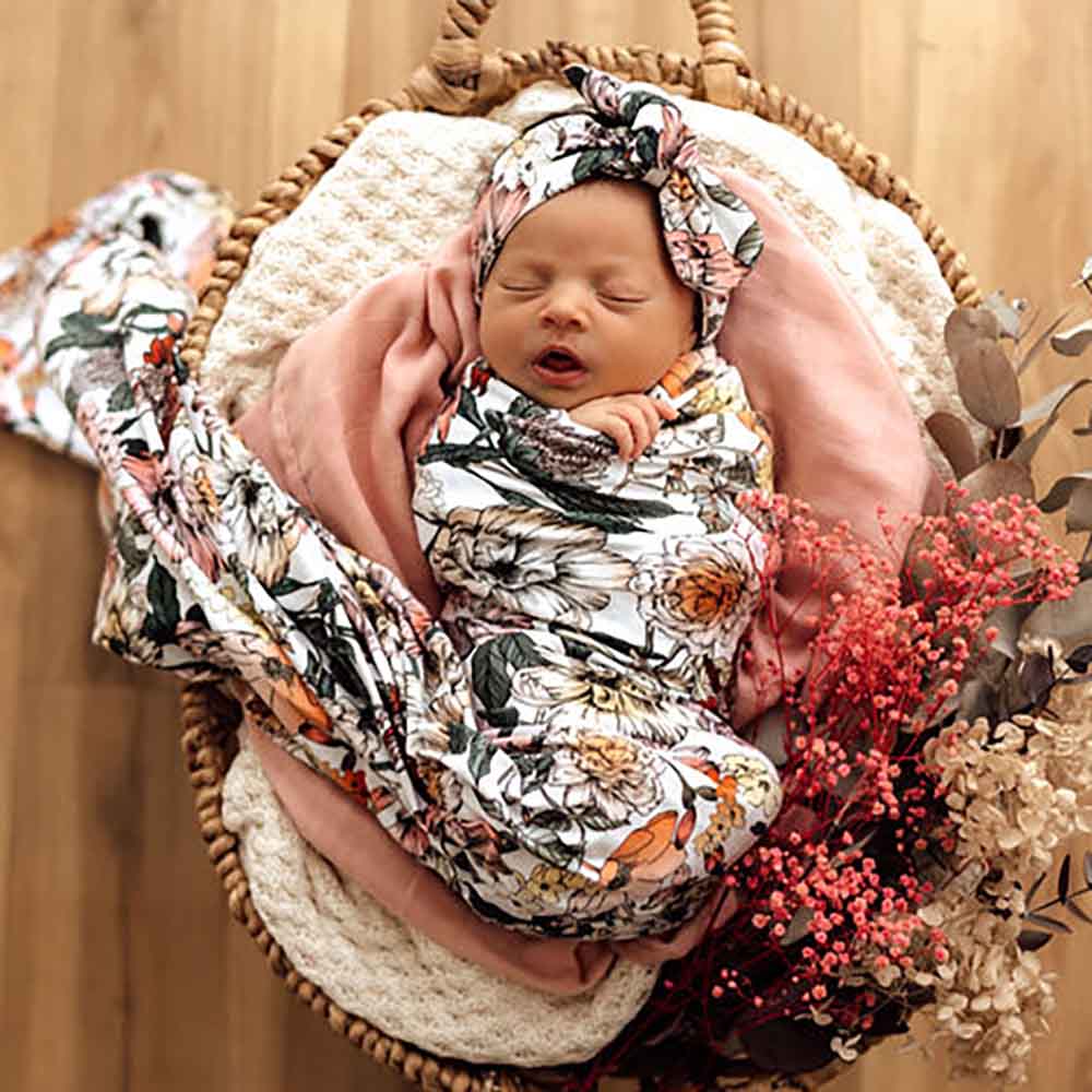 Australiana Jersey Wrap Birth Announcement Set-Snuggle Hunny