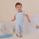 Baby Blue Organic Joey Overalls - Thumbnail 11
