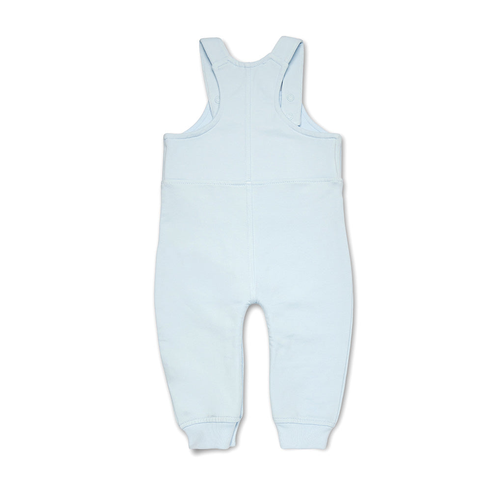 Baby Blue Organic Joey Overalls - View 7