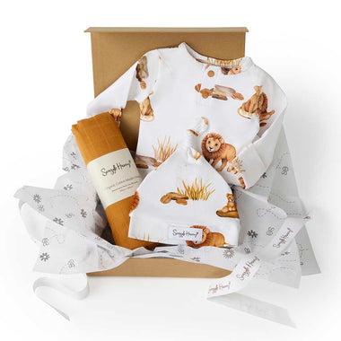 Classic Newborn Gift Hamper - Lion-Snuggle Hunny