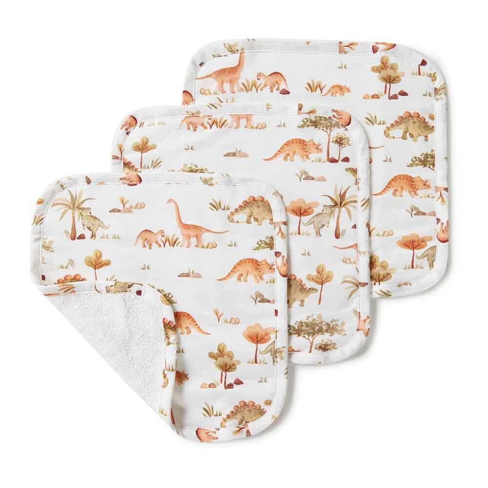 Dino Organic Baby Towel & Wash Cloth Set - View 6