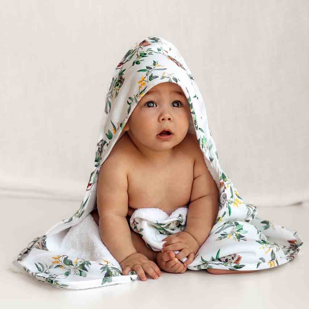 Eucalypt Organic Baby Towel & Wash Cloth Set - View 2