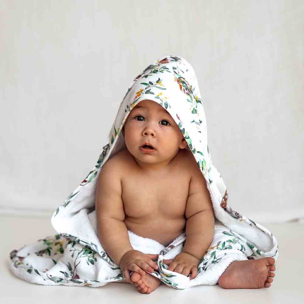 Eucalypt Organic Baby Towel & Wash Cloth Set - View 4