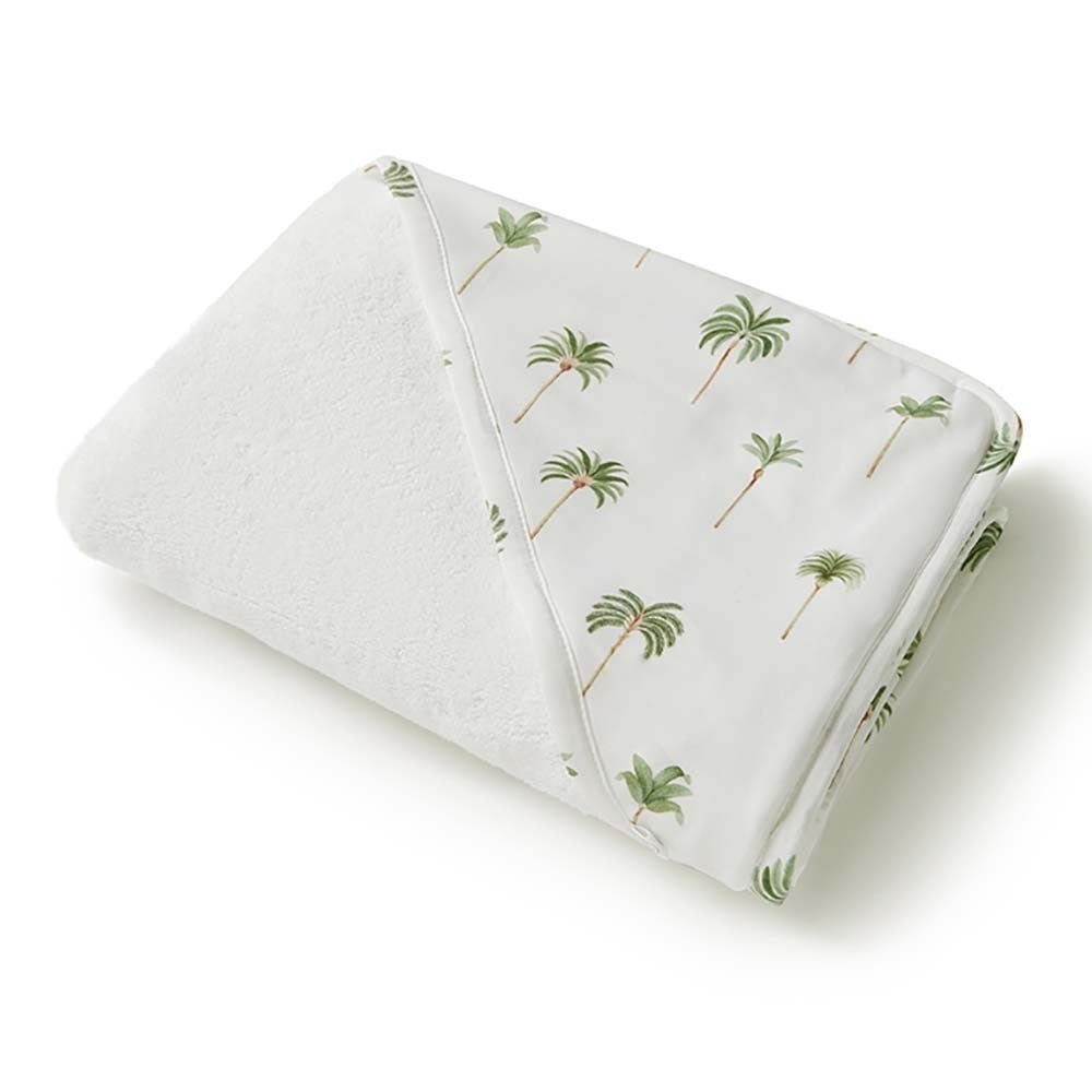 Green Palm Organic Baby Towel & Wash Cloth Set - View 2