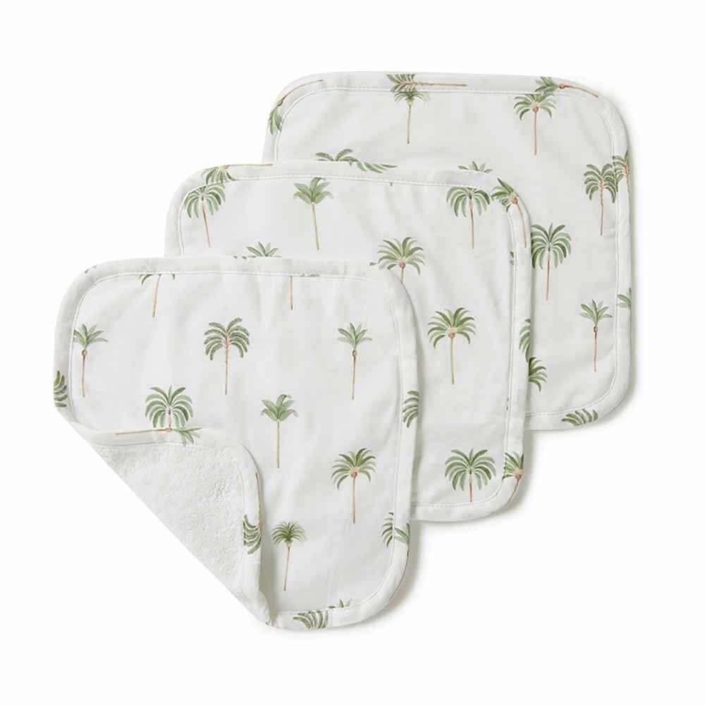 Green Palm Organic Baby Towel & Wash Cloth Set - View 5
