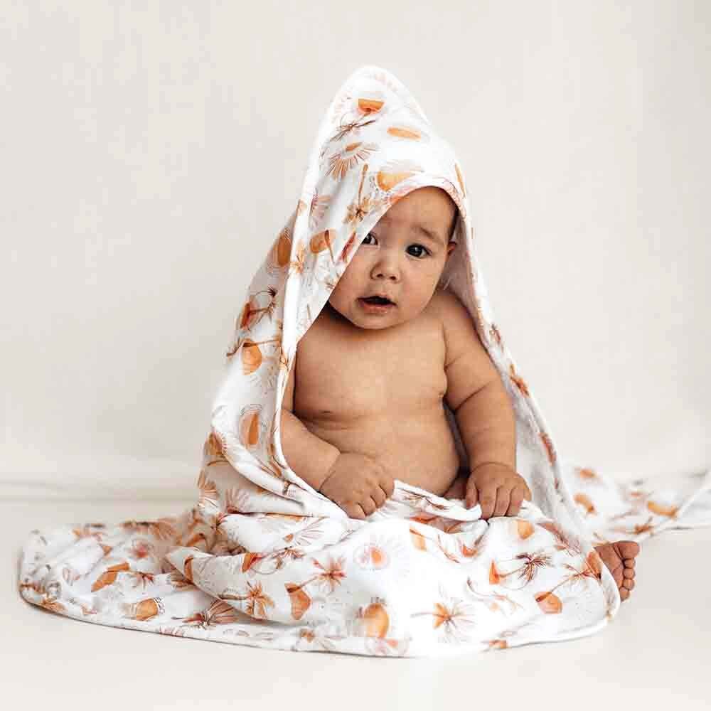 Orange cheap baby towel