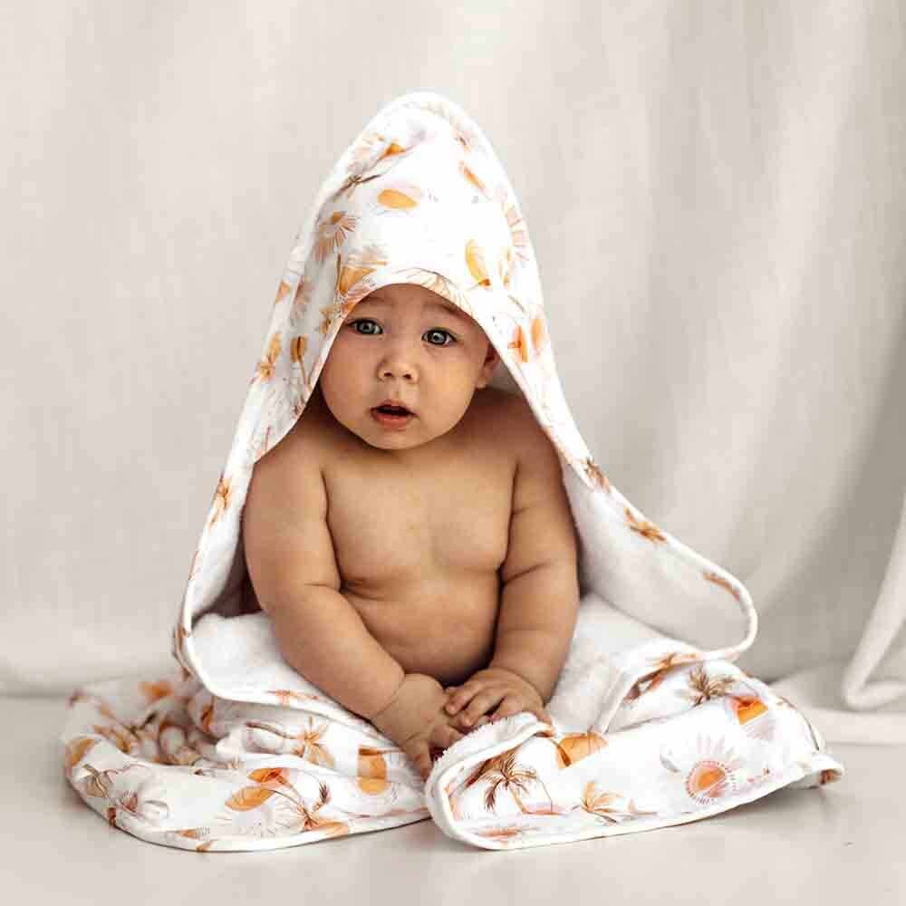 Paradise Organic Baby Towel & Wash Cloth Set - View 3