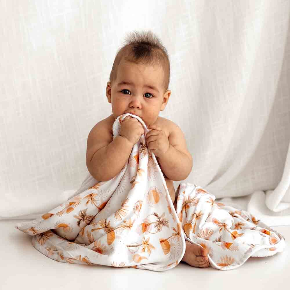 Paradise Organic Baby Towel & Wash Cloth Set - View 4