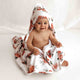 Rosebud Organic Baby Towel & Wash Cloth Set - Thumbnail 2