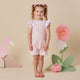 Baby Pink Organic Joey Overall Shorts - Thumbnail 10