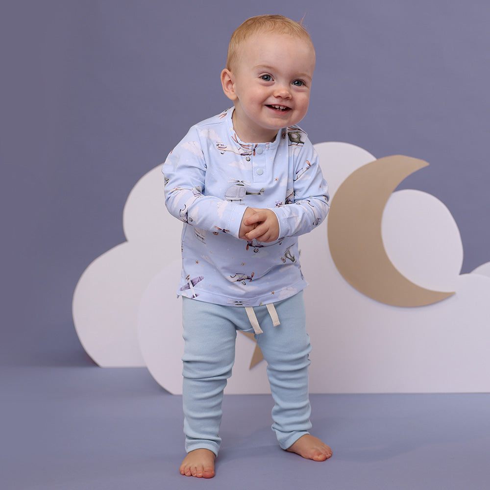 Pammy Cozy Pants Dusty Blue main image 0