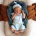 Baby Blue Organic Shorts | Snuggle Hunny