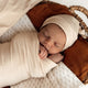 Babyccino Organic Jersey Wrap & Beanie Set - Thumbnail 3
