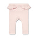Baby Pink Organic Pants with Frill (Limited Style) - Thumbnail 2