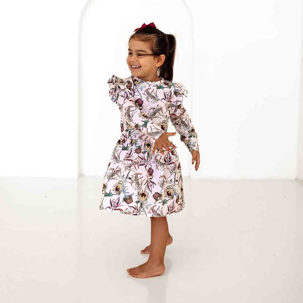 Long sleeve toddler sales dress