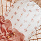 Ballerina Organic Bassinet Sheet / Change Pad Cover-Snuggle Hunny
