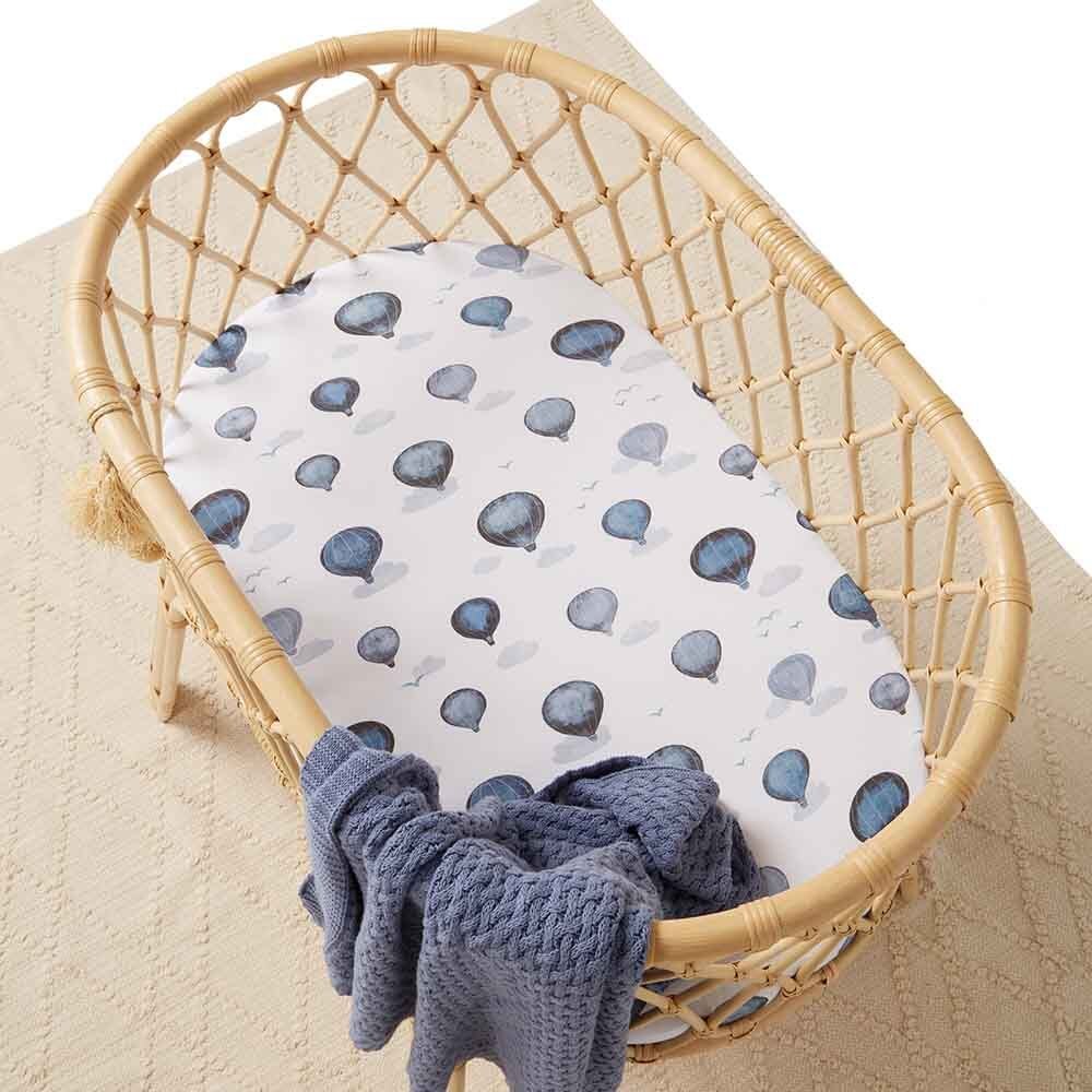 Cloud Chaser Organic Bassinet Sheet / Change Pad Cover - View 3