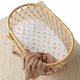 Green Palm Organic Bassinet Sheet / Change Pad Cover - Thumbnail 3