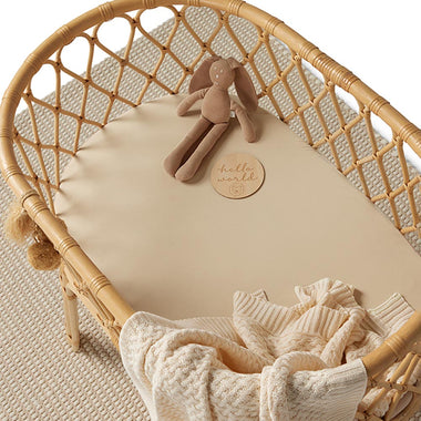 Bassinet Sheet - Pebble Organic Bassinet Sheet / Change Pad Cover