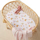 Poppy Organic Bassinet Sheet / Change Pad Cover - Thumbnail 3