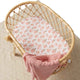 Rosette Organic Bassinet Sheet / Change Pad Cover - Thumbnail 4