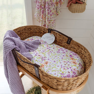 Isla Organic Bassinet Sheet / Change Pad Cover | Snuggle Hunny