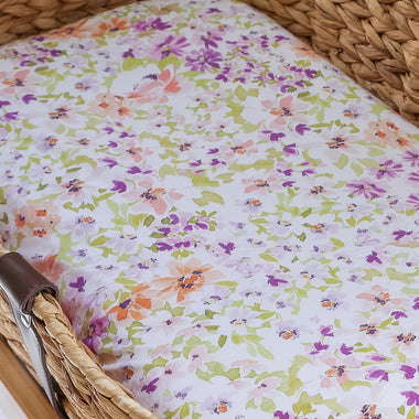 Isla Organic Bassinet Sheet / Change Pad Cover | Snuggle Hunny