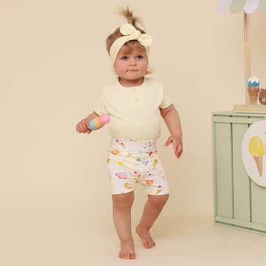 Beach Fun Organic Bike Shorts | Snuggle Hunny