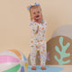 Beach Fun Organic Snugglesuit Convertible Romper - Thumbnail 8