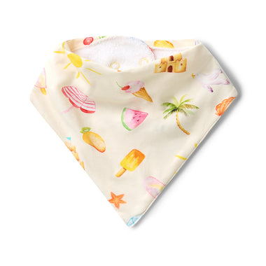 Beach Fun Organic Dribble Bib | Snuggle Hunny