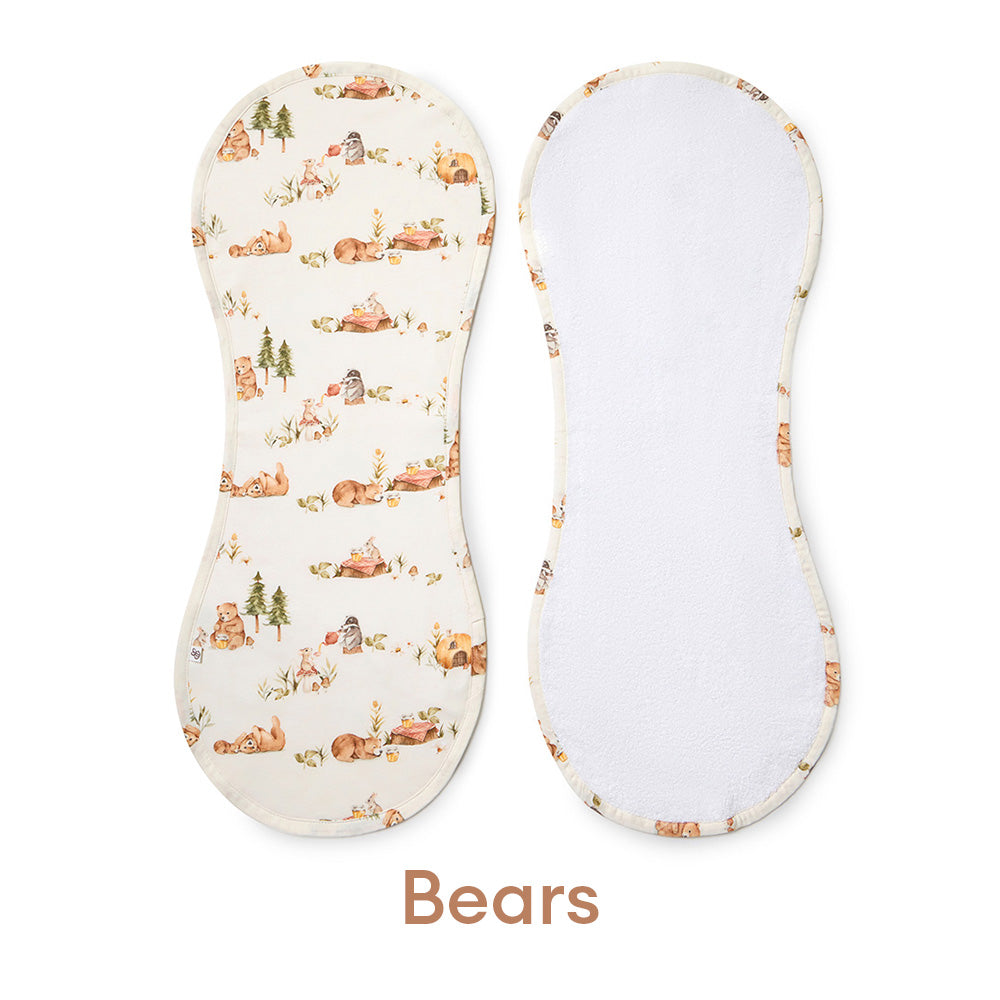 Organic Burp Cloth 3 Pack - Pick Your Prints - View 2