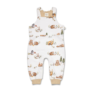 Bears Organic Snuggle Overalls | Snuggle Hunny