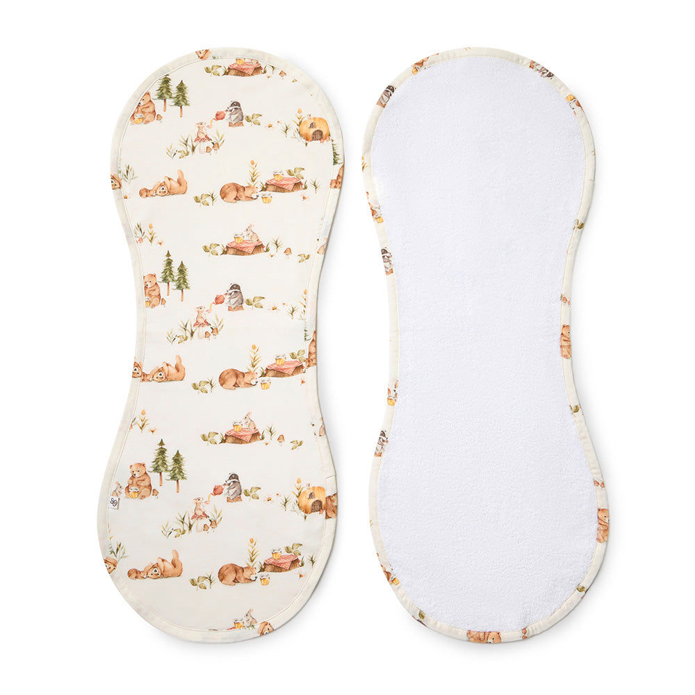 Bears Organic Cotton Burp Cloth - View 2
