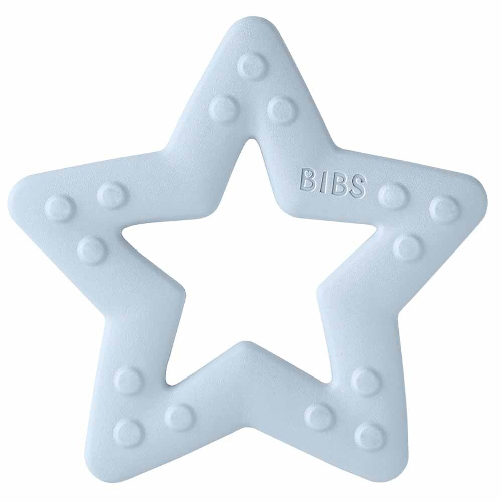 BIBS Baby Bitie Star Teether - Baby Blue-Snuggle Hunny