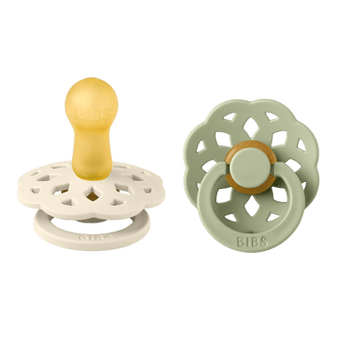 BIBS Boheme Dummy 2 Pack - Ivory/ Sage-Snuggle Hunny