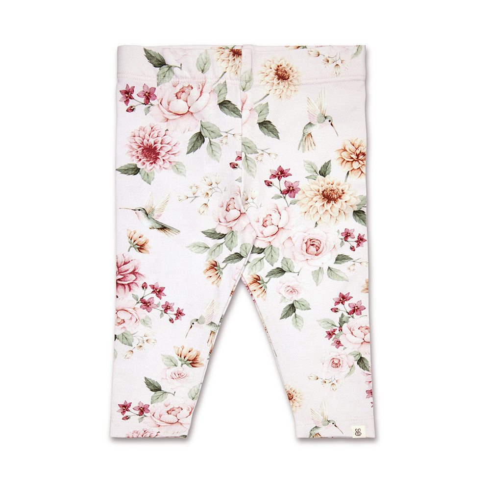 Birds & Blooms Organic Leggings - View 2