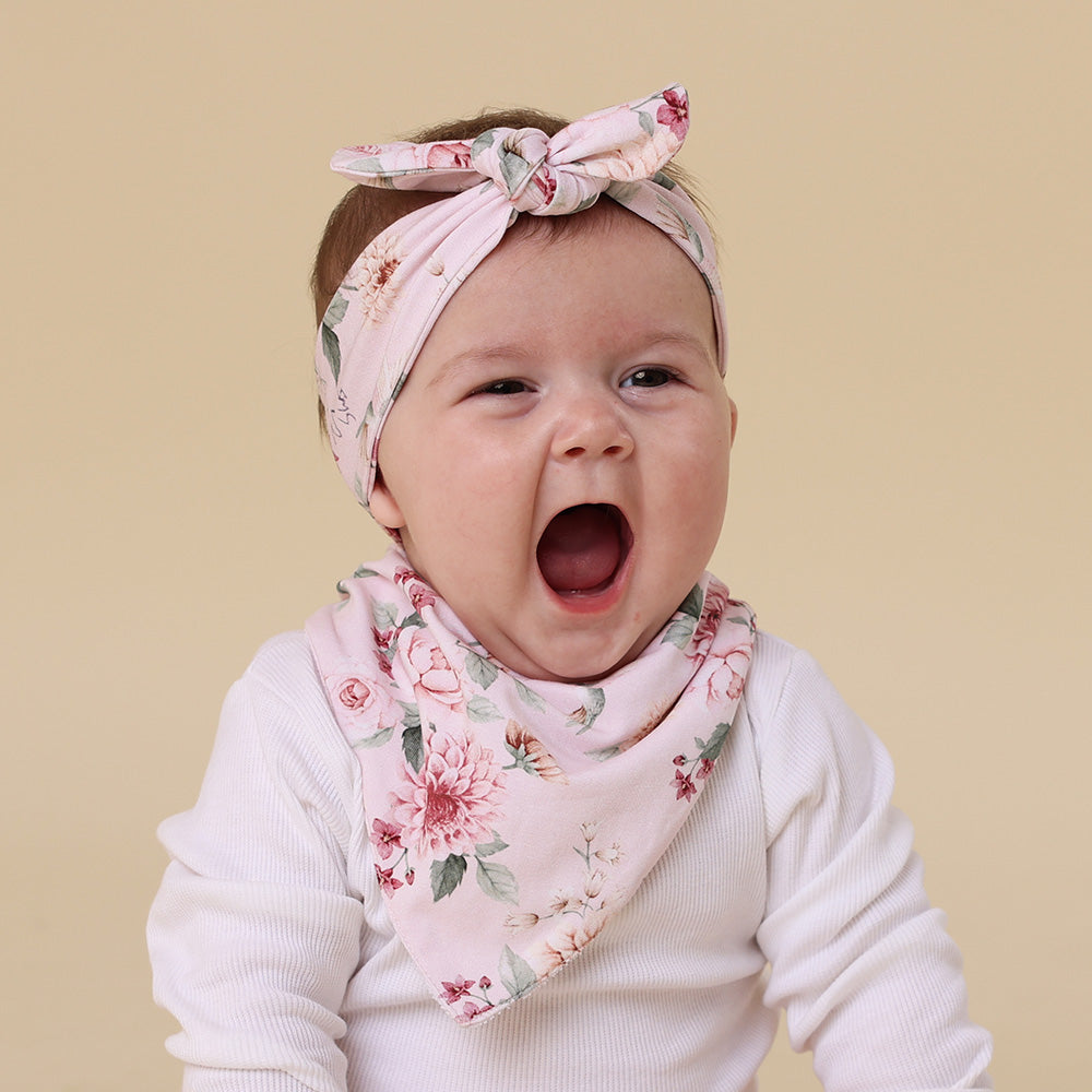 Birds & Blooms Organic Dribble Bib - View 3