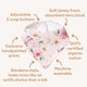 Birds & Blooms Organic Dribble Bib - Thumbnail 4