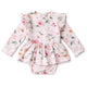 Birds & Blooms Long Sleeve Organic Dress - Thumbnail 2
