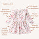 Birds & Blooms Long Sleeve Organic Dress - Thumbnail 11